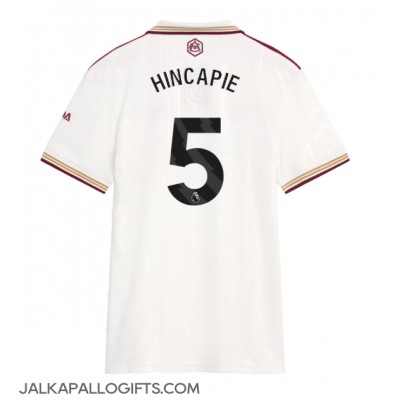 Arsenal Piero Hincapie #5 Kolmaspaita Naiset 2025-26 Lyhythihainen Arsenal Piero Hincapie #5 Kolmaspaita Naiset 2025-26 Lyhythihainen
